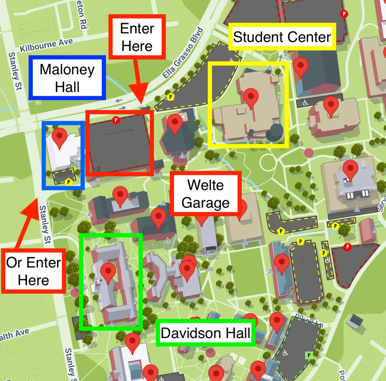 Campus map Campus map